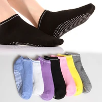 5 pairs trampoline socks adult child sport yoga socks foot massage anti slip breathable home floor socks girls dance slippers