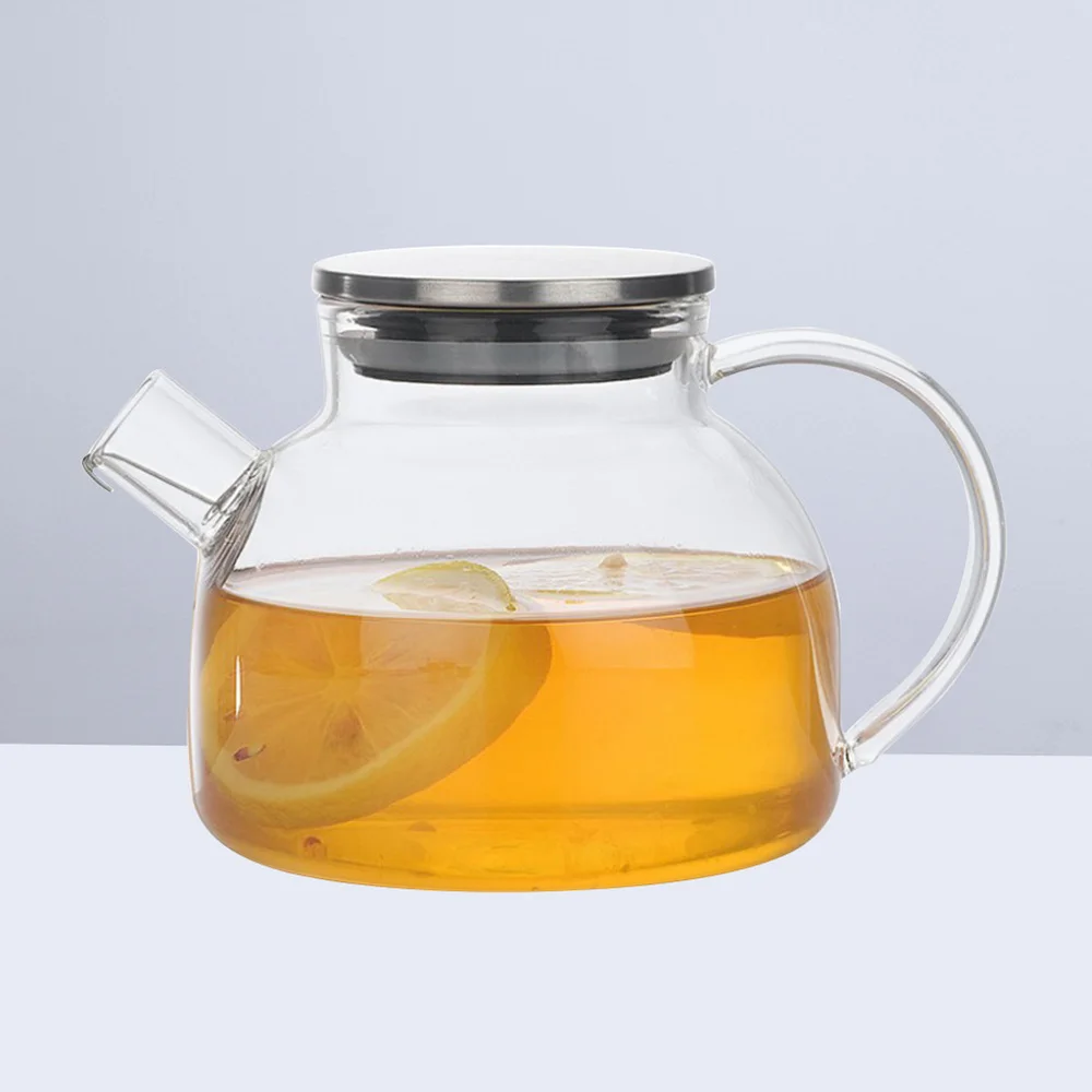 

1pc 500ml Household Glass Teapot Heat Resistant Glass Teapot Healthy Teapot Small Kettle