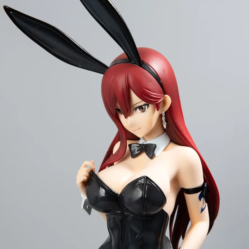 

Anime Fairy Tail Erza Scarlet Bunny Girl Action Figure Toys Sexy Girl PVC 1/4 Figure Collection Model Doll Gift