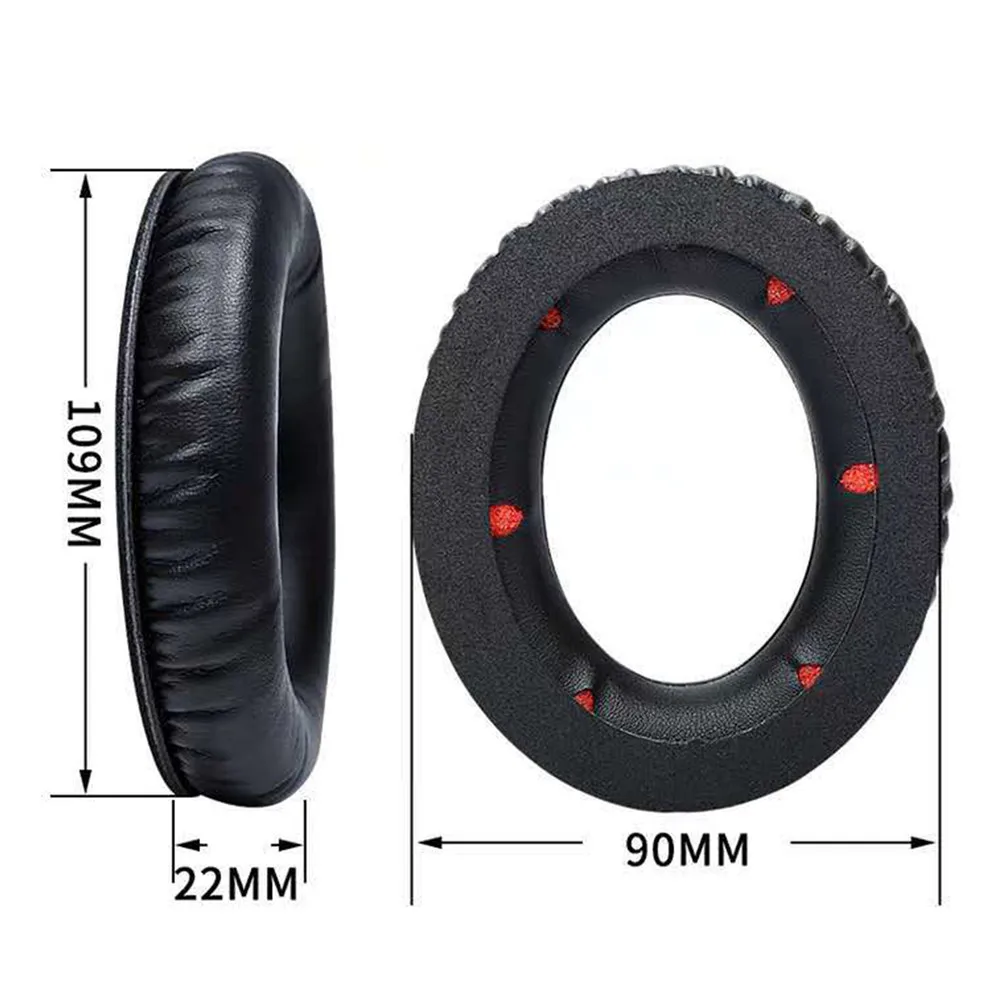 

2pcs/set Earmuff Leather Case Soft Sponge Earpads Cushion Cover for Cloud Revolver S Gaming Headphones Accessories
