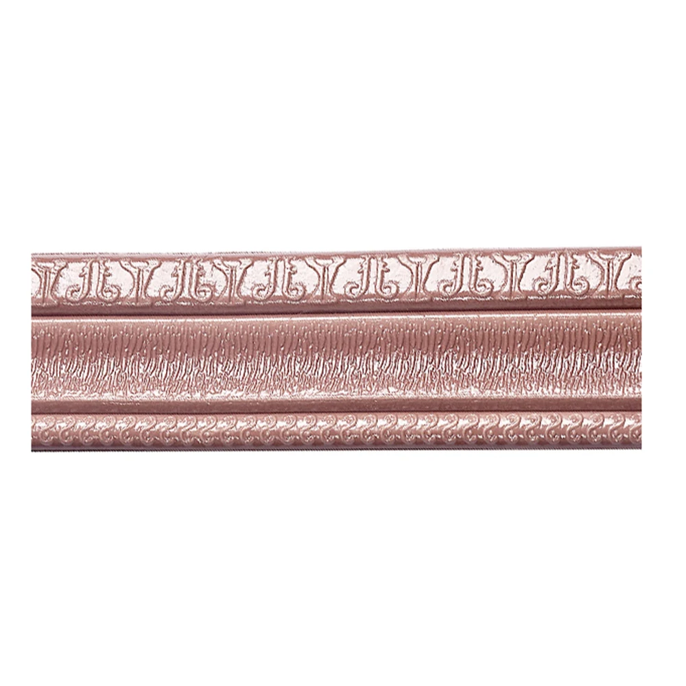 Waterproof 3d Border Sticker Carved Pattern Wall Decoration Strip Self-Adhesive Foam Edge Banding Luxurious Stickers | Дом и сад