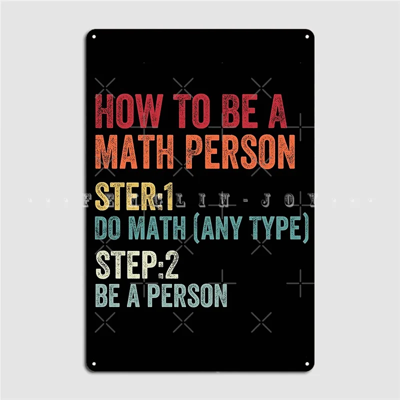 

Металлический знак «Как стать математиком» для учителя математики