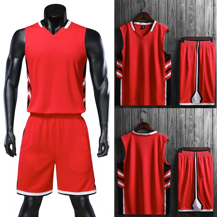 Red High Quality USA Men Basketball Jerseys Shorts With Side pockets, Basketball Jersey college tracksuits, Team Custom Uniform kit - Цвет: Red
