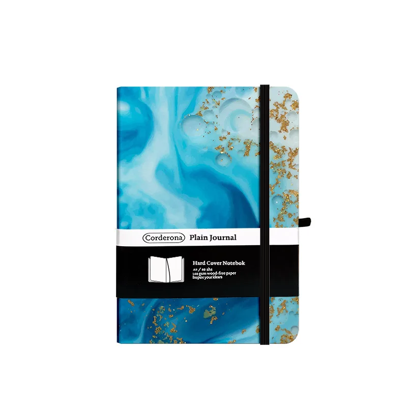 Tanie Corderona A5 160gsm Zwykły Notatnik Niebieski Akwarela Sztywne Etui Puste Czasopismo Najtaniej Corderona A5 160gsm Zwykły Notatnik Niebieski Akwarela Sztywne Etui Puste Czasopismo