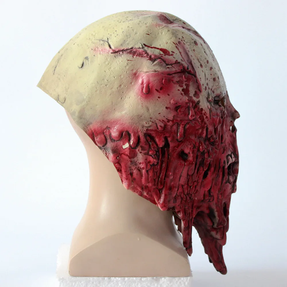 Маска на Хэллоуин 2019 Реалистичная Мода ужас Взрослый маска зомби латексная