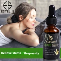 natural hemp seed oil relieves stress improves sleep hair care skin care moisturizing body massage essential oil body relaxation