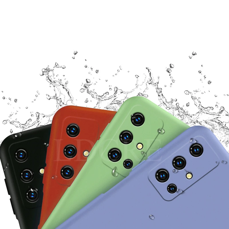 for samsung galaxy m31s case rubber liquid silicone case for samsung galaxy m52 5g cover for samsung galaxy m32 m22 m51 a03s free global shipping