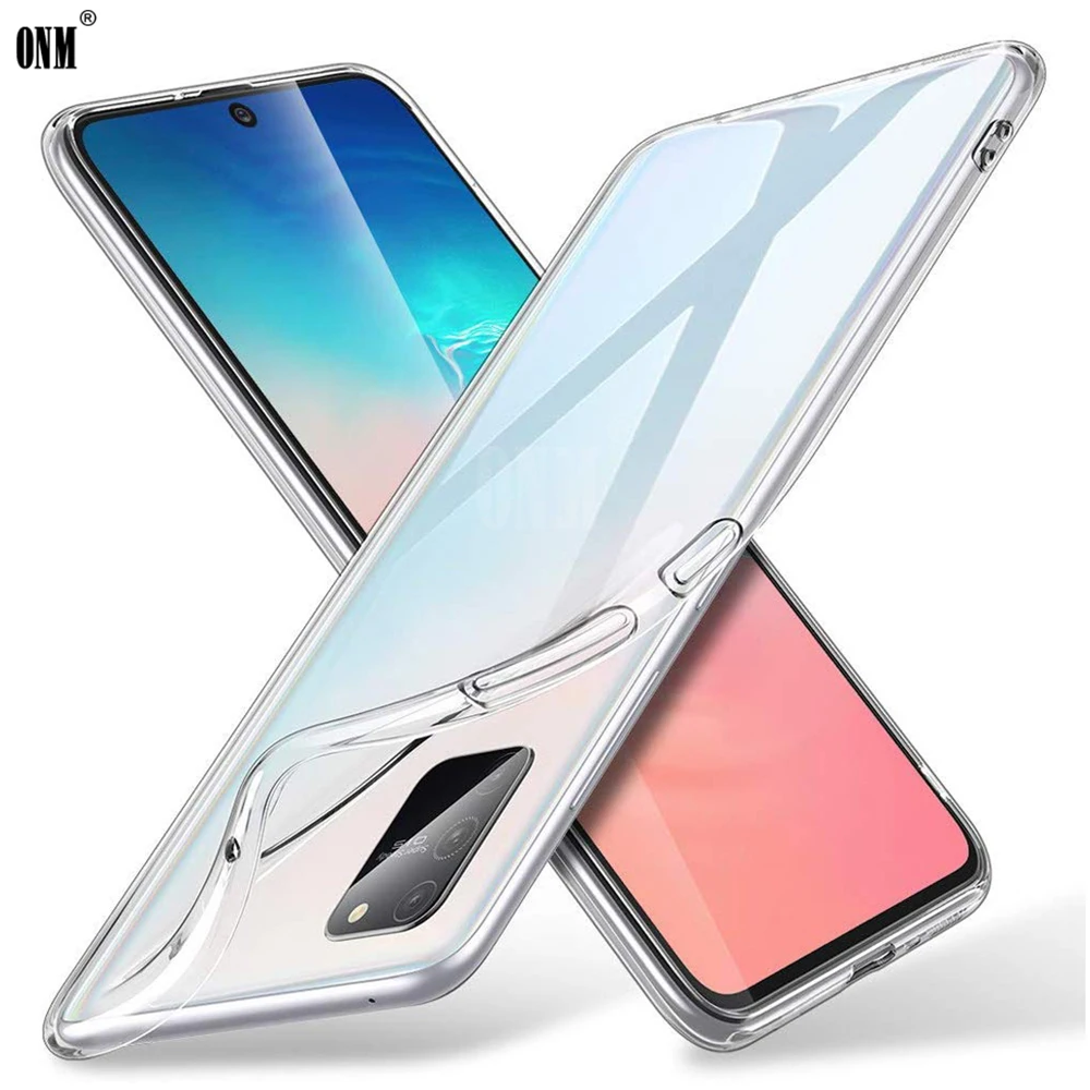 Чехол для Samsung Galaxy S10 Lite TPU силиконовый прозрачный чехол Бампер Мягкий Plus S10e задняя