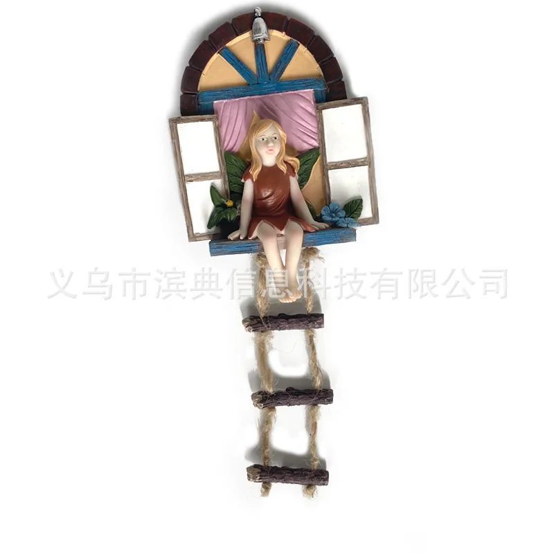 

Window fairy resin pendant home decoration handicraft decoration garden decoration lovely creative girl decoration