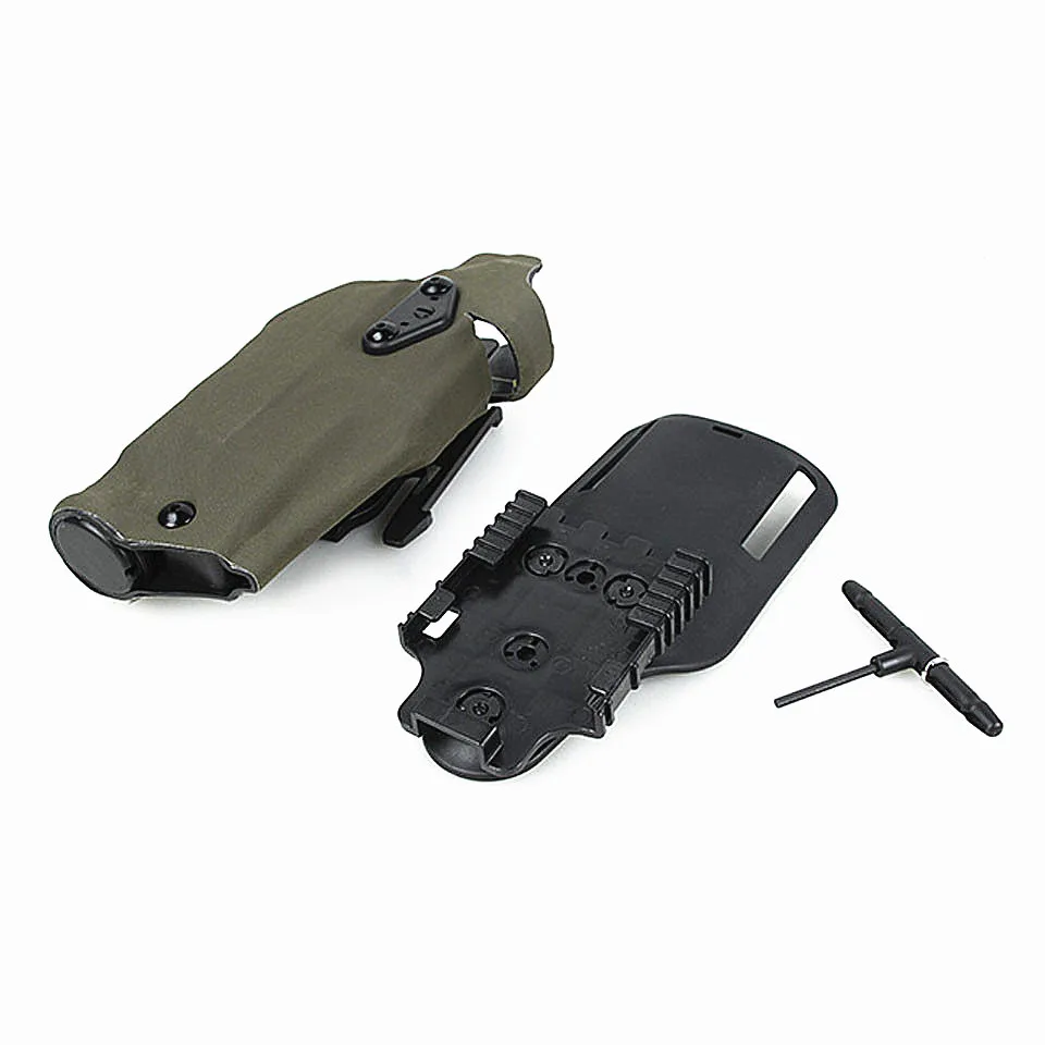 TMC Тактический Glock 17/18/19 кобура нагрузки с X300 светильник падение адаптер Quick Release