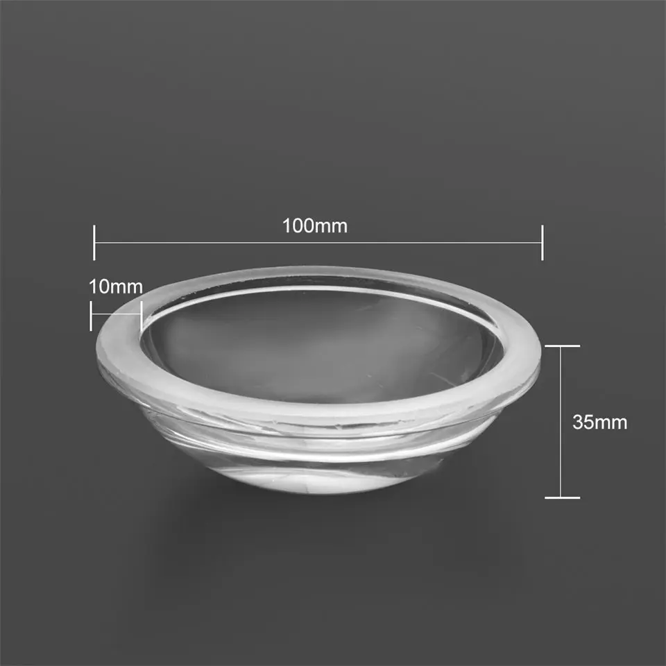 1 шт. 100 мм светодиодный объектив+ Anillo de aluminio+ 3 conjunto de la serie para 20 Вт-230 Вт lente colimador для самостоятельного выращивания растений