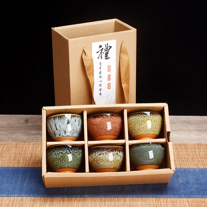 

Seven Color Tea Cup, Tea Cup, Tea Cup, Kiln, Tea Set, Gift Box
