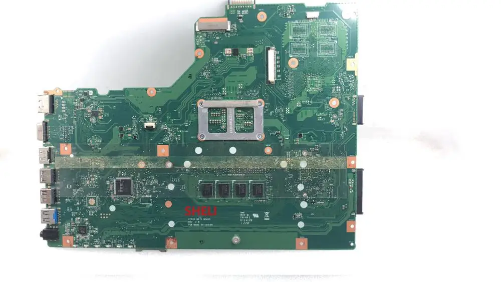 X75A X75VD основная плата rev 2,0 4G ram HM70 SJTNV материнская плата SHELI для ASUS A75A1 60-NDOMB1501-B06 Материнская плата ноутбука протестирована