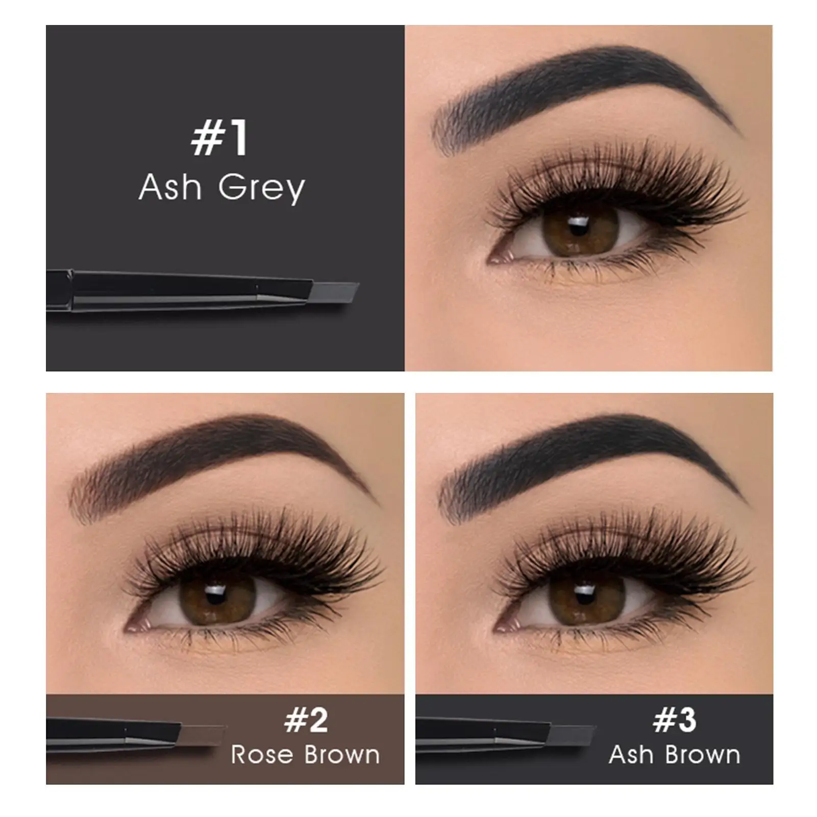 Инструменты для макияжа водостойкий двухсторонний карандаш бровей с рисунком