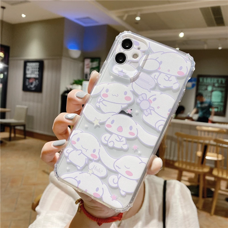 

Cute cartoon phone case for iphone x xr xs max se 2020 11 12 pro max mini 7 8 plus shockproof cover cases shell funda