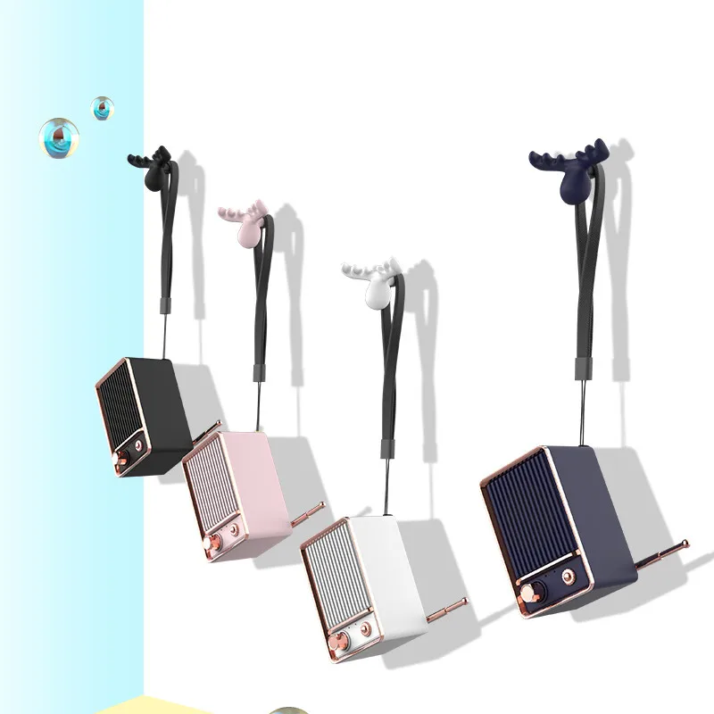 Retro Clock Portable Wireless Blueteeh Stereo Sound Outdoor Speaker Mini For Samsung Computer Phones z0726 | Электроника