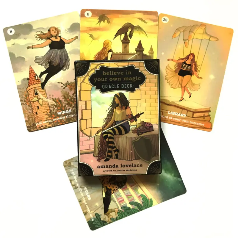Tarot m&aacute;gico de or&aacute;culo para fiestas, cartas de 45 cartas Believe in Your Own, Tarot y variedad de opciones de Tarot-0