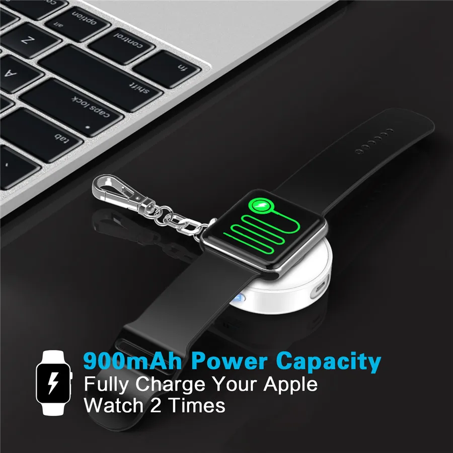 CHOETECH Qi Беспроводное зарядное устройство для iWatch 1 2 3 4 power Bank Магнитная зарядная