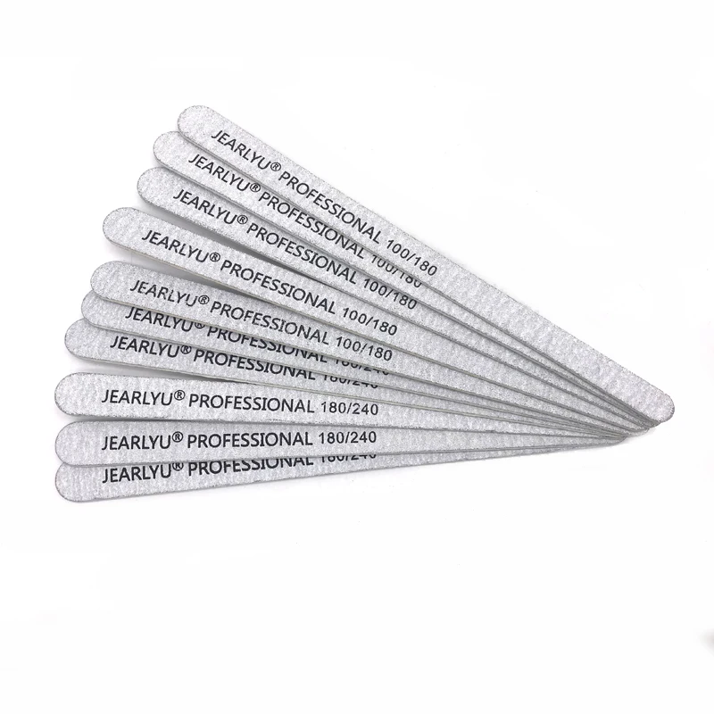 Пилка для ногтей 200/100 деревянные пилочка гель-лака профессиональная прочная