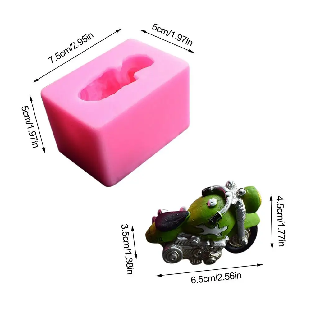 

3D Retro Motorcycle Shape Silicone Mold Kitchen Baking Cake Molds Fondant Chocolate Pudding Mould Cake Decoration Tools