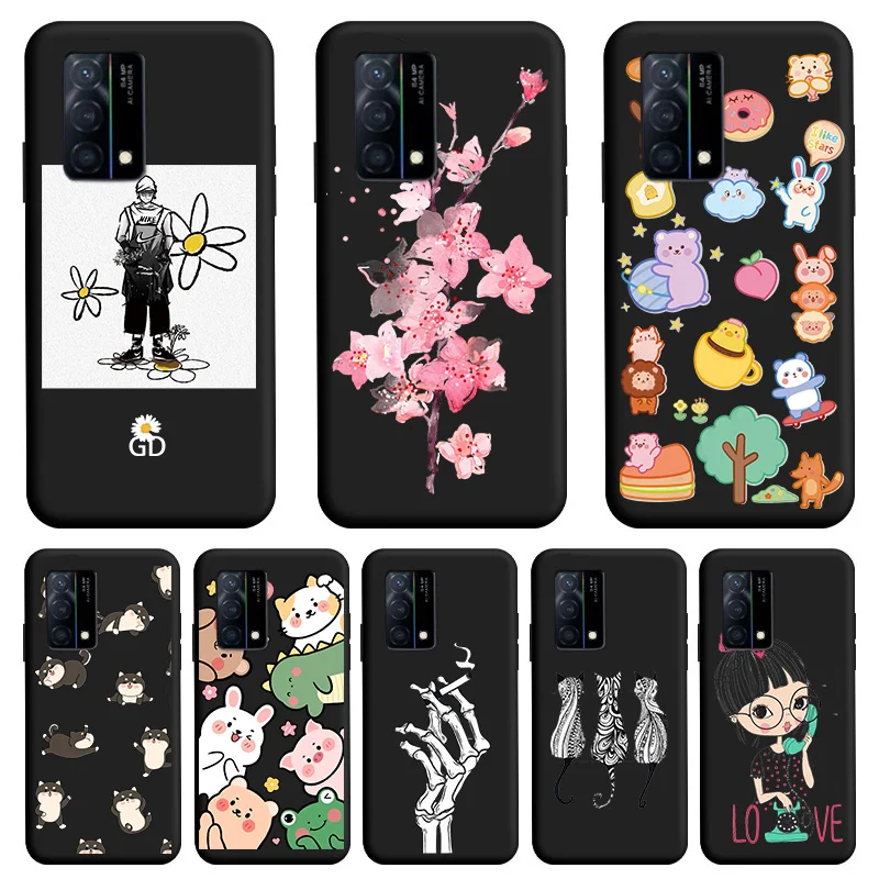 

Black Soft TPU Shell For OPPPO K9 5G Case Personality Tide Shell For OPPO K9 5G Case Silicone Matte Personality Case Cover