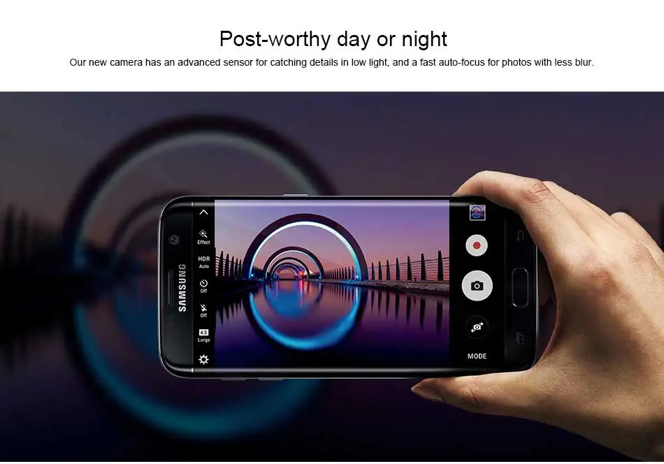 5,5 дюймов samsung Galaxy S7 edge Duos G9350 Dual SIM 64 Гб мобильный телефон 4G LTE Snapdragon 820 4 Гб ram 32 Гб NFC телефон