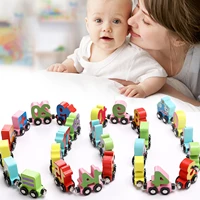 27pcsset alphabet train toy magnetic early cognition children gifts educational toy for toddlers