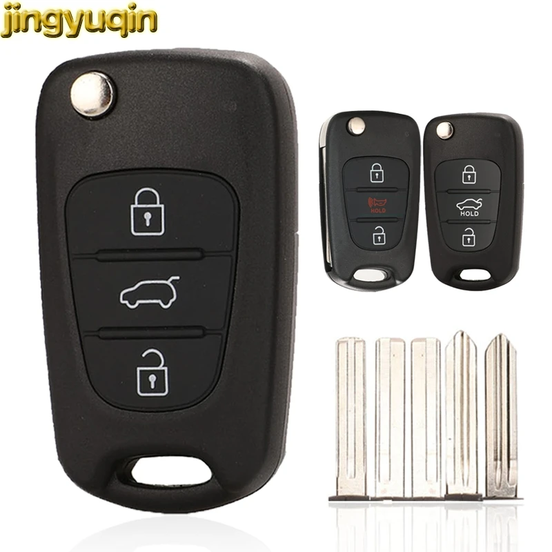 Корпус дистанционного ключа для Hyundai Elantra Sonata Tucson Mistra Veloster IX25/35 Kia K2 K5 Sportage R Soul Forte Rio