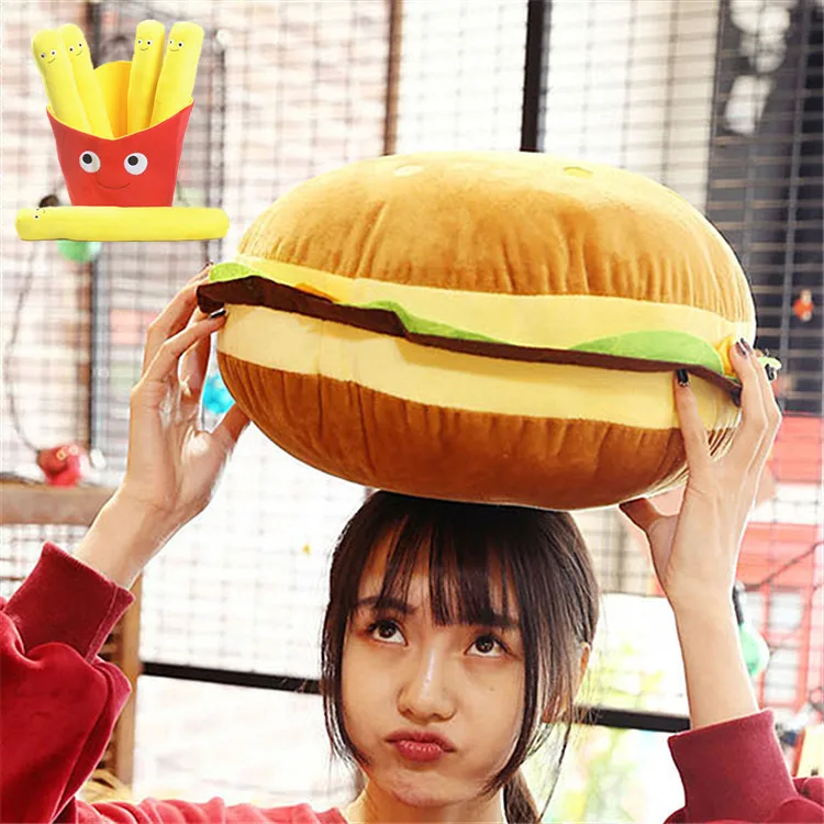 30/40/50 см Новая креативная плюшевая игрушка Burger мягкая подушка Милая для