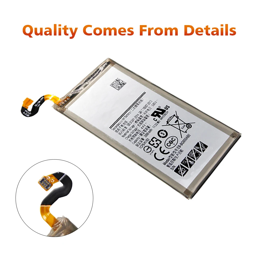 Аккумулятор для samsung G950 EB-BG950ABE 3000 мАч для samsung Galaxy S8 G9500 SM-G950U G950A G950F Сменный аккумулятор для телефона