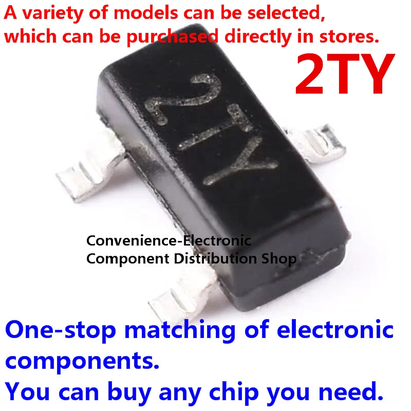 100 шт./упак. MMBT8550D экранная печать 2TY SOT 23 25V/ 600mA сигнальный транзистор патч