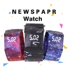 Горячая Распродажа 2018, Креативные мужские светодиодные часы с бумажным ремешком, водонепроницаемые часы для мальчиков и девочек, студенческие цифровые часы с бумажным ремешком, женские часы, Hodinky