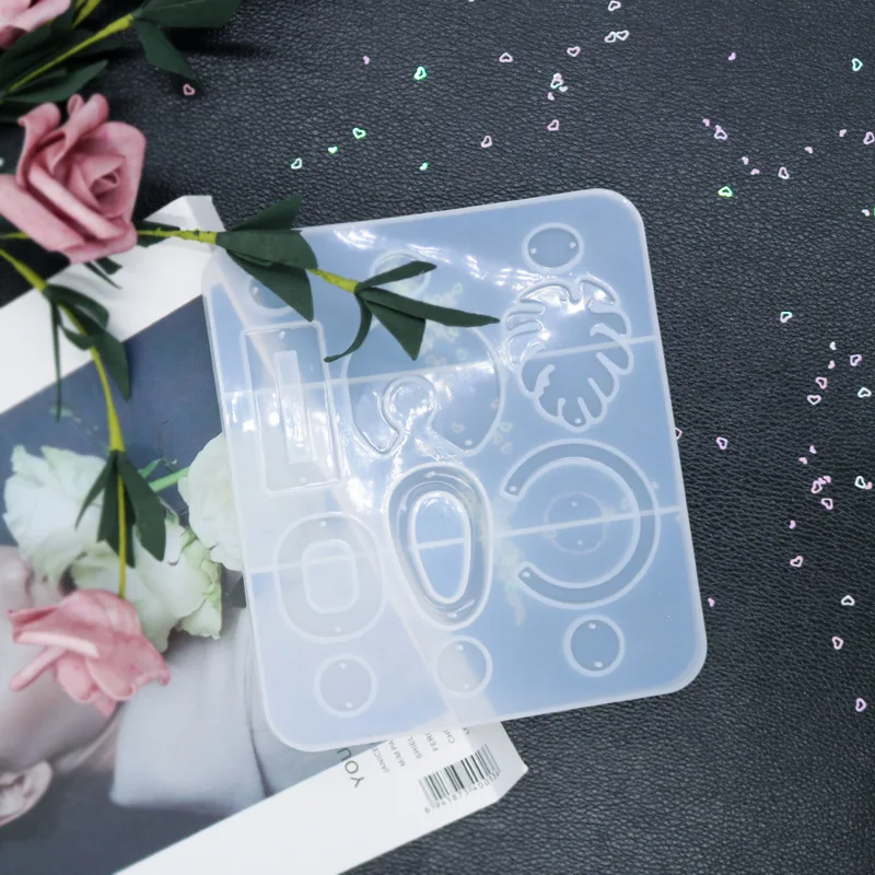 Новое поступление 6 видов формы для сережек уф эпоксидной смолы инструменты