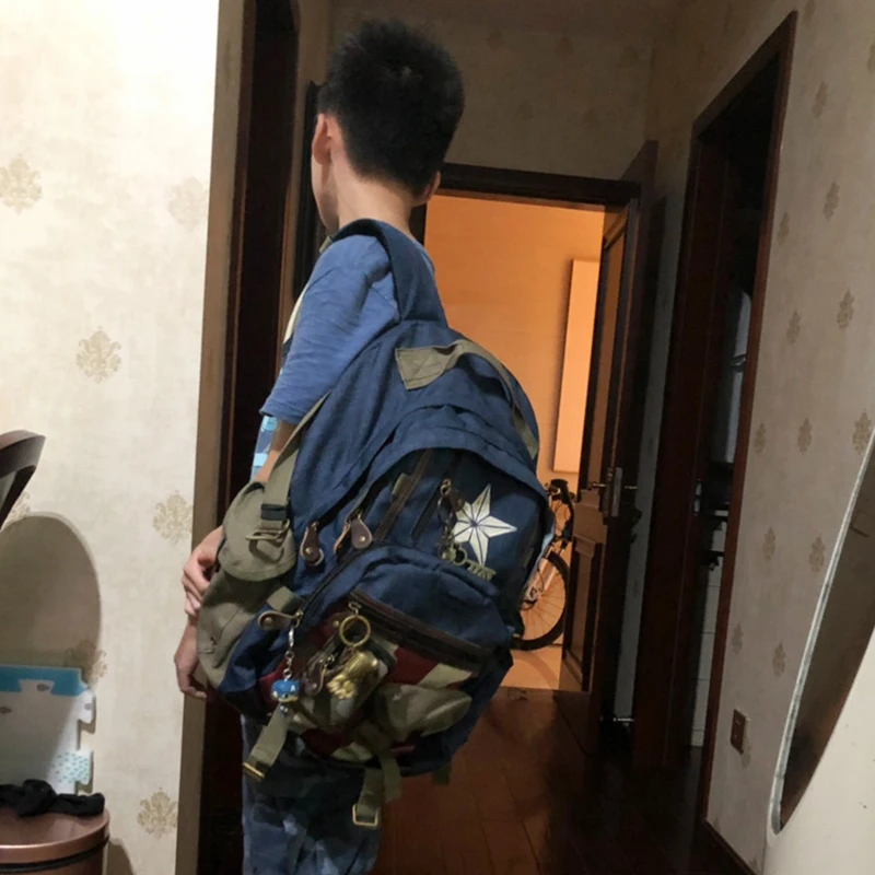 Рюкзак с супер героями Капитана Америка сумка для косплея школьная учеников
