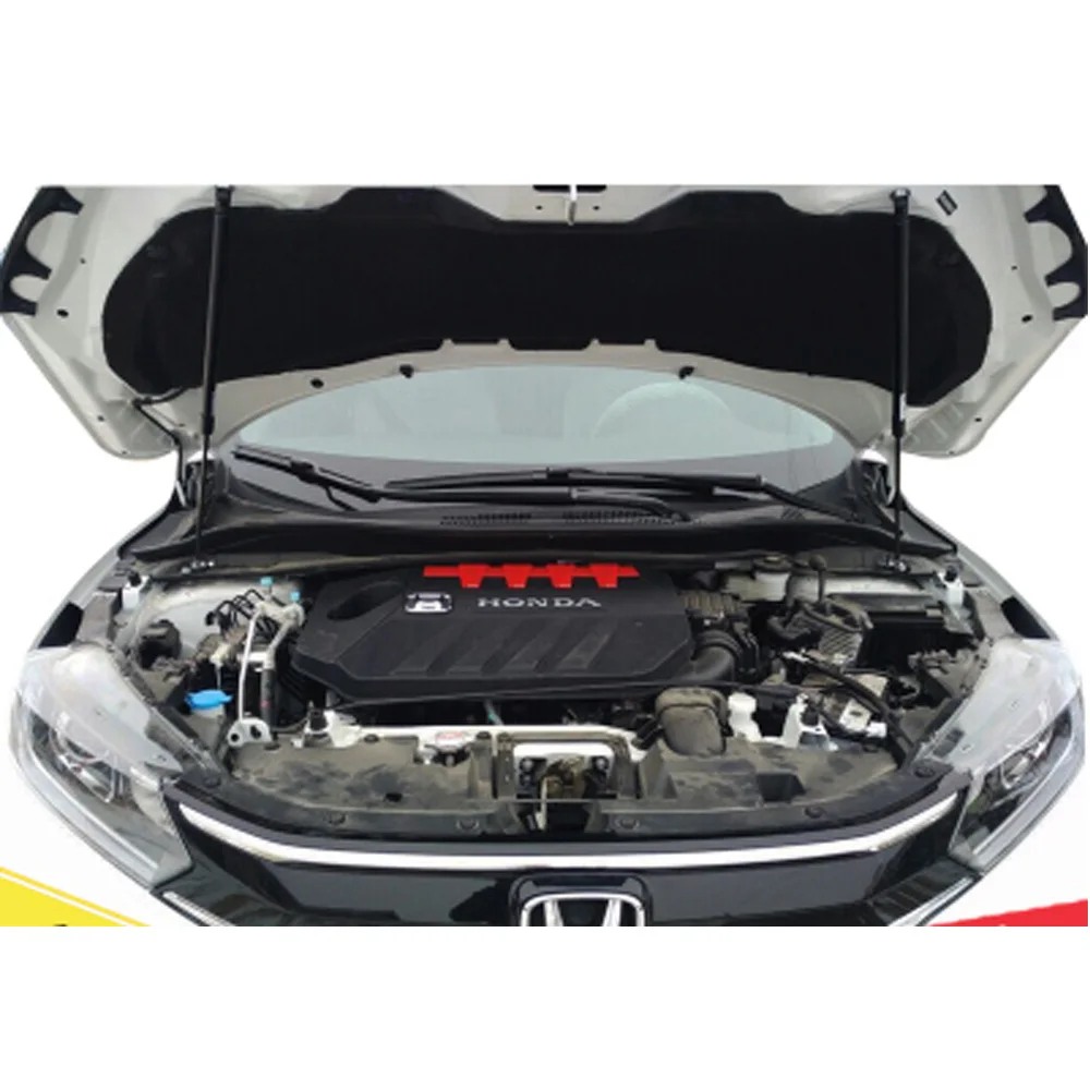 Для Honda HR-V HRV XR-V Vezel- Авто карбоновый передний капот изменение газовых Распорки поддержка подъема амортизатор