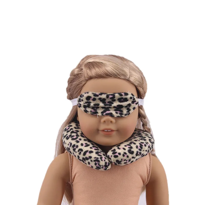 Набор из двух предметов u-образные подушки очки для сна рисунок шесть размеров 18