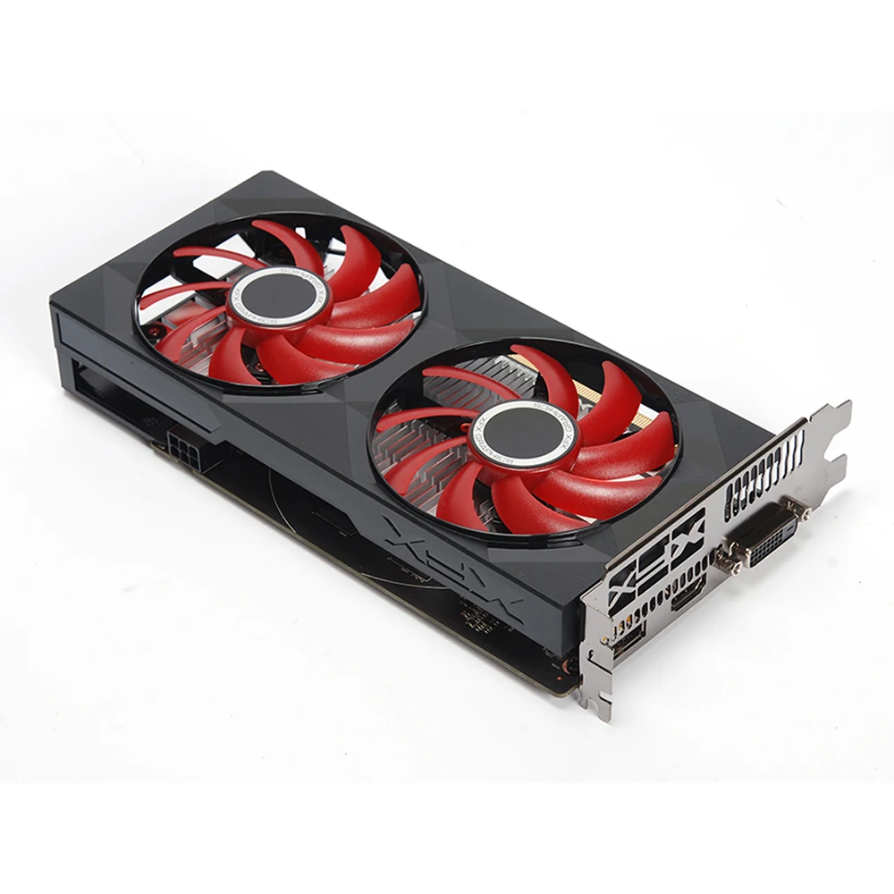 Видеокарта XFX Radeon RX 560 4 ГБ DDR5 AMD видеокарта Гб GPU 128 бит RX560 игровая для ПК настольная