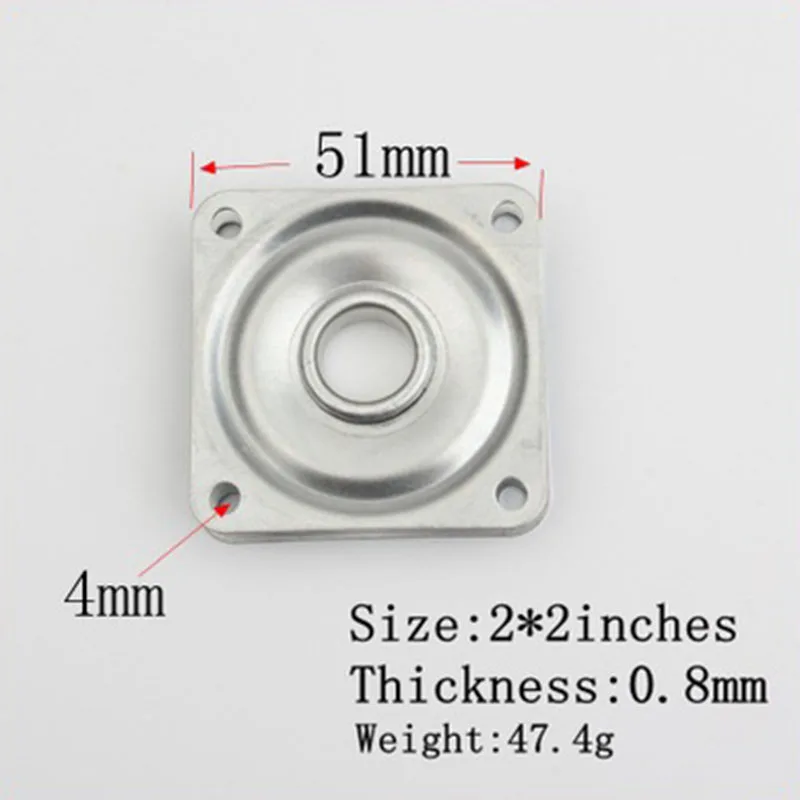 

2/3/4 Inch Swivel Plates 360 Degree Heavy Duty Metal Bearing Rotating Turntable Plates Table Rotary Parts Furniture Hardware