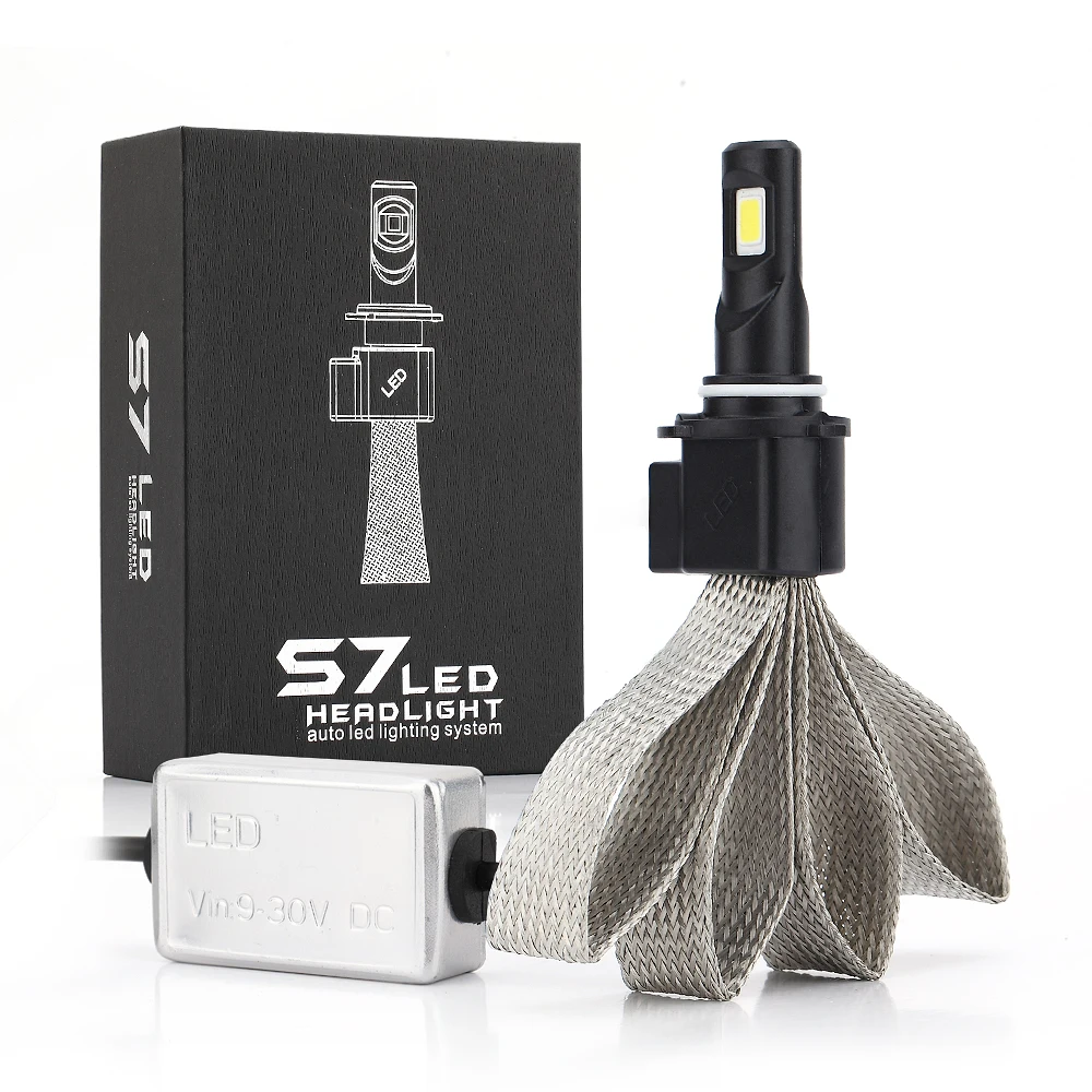 

2PCS/Set 9006/HB4 Super Bright Car Headlights H7 LED H4 led H11 HB3/9005 Auto Bulb 70W 12000LM 6000K Automobiles Headlamp S7-HB4