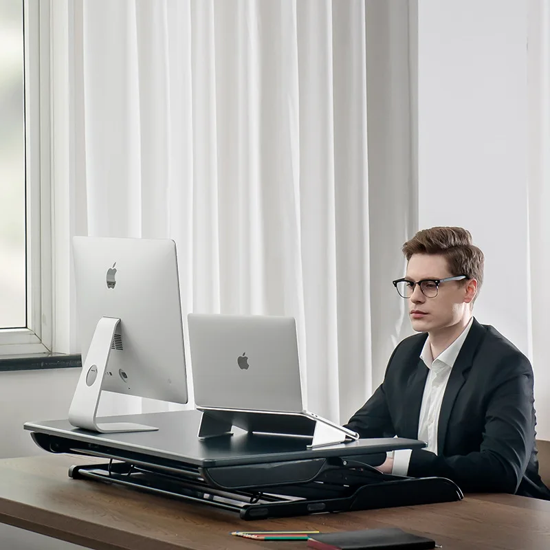 Многофункциональная подставка для монитора регулируемая по высоте с газовой