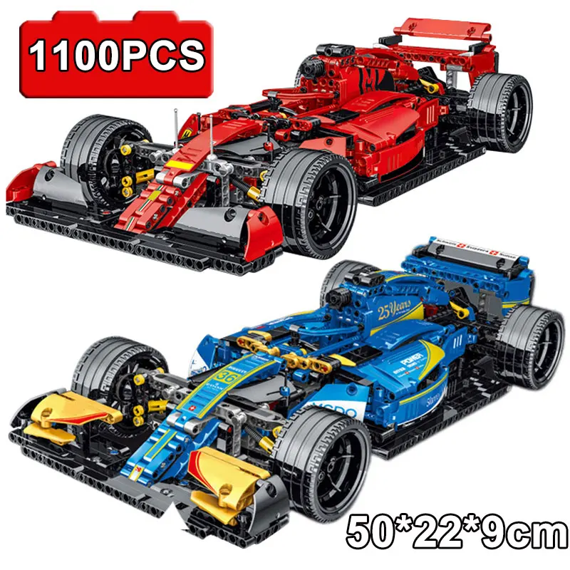 

1100 шт. кирпичи F1 комплект гоночных автомобилей мс модель строительные блоки, мальчикам, подарок на день рождения, детские развивающие игруш...