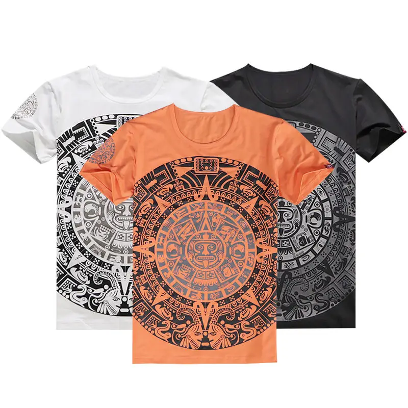

Men's 2021 new summer men's short sleeve T-shirt trend handsome youth half sleeve bottom coat