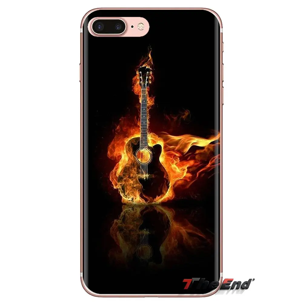 Для huawei P Smart Y6 P8 P9 P10 Plus Nova P20 Lite Pro Mini 2017 SLA-L02 SLA-L22 2i TPU корпус вода и гитара с принтом