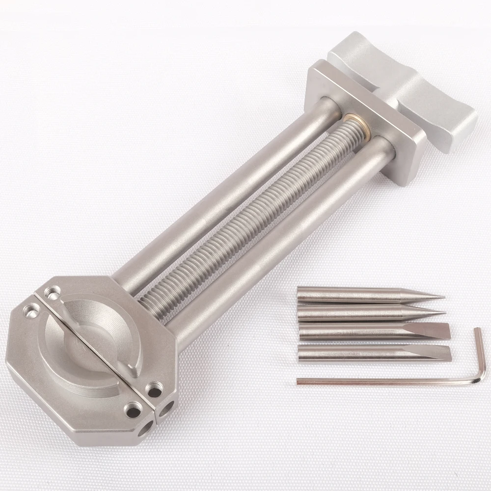 

Fittest Camera Lens Vise Tool Stainless Steel Filter Ring Removal Repair 27-107mm Jaw Range Adjustment Spanner
