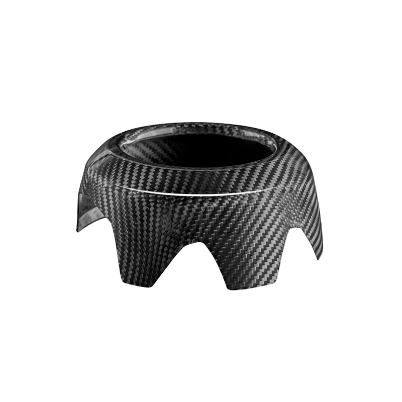 

Real Dry Carbon fiber Steering wheel Safety air bag Outer cover For MINI F54 F55 F56 F57 F60
