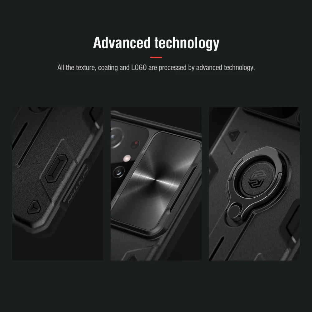 for samsung galaxy s21 ultra case phone accessories cell phone case ring stand mobile phone cover camera protection nillkin free global shipping
