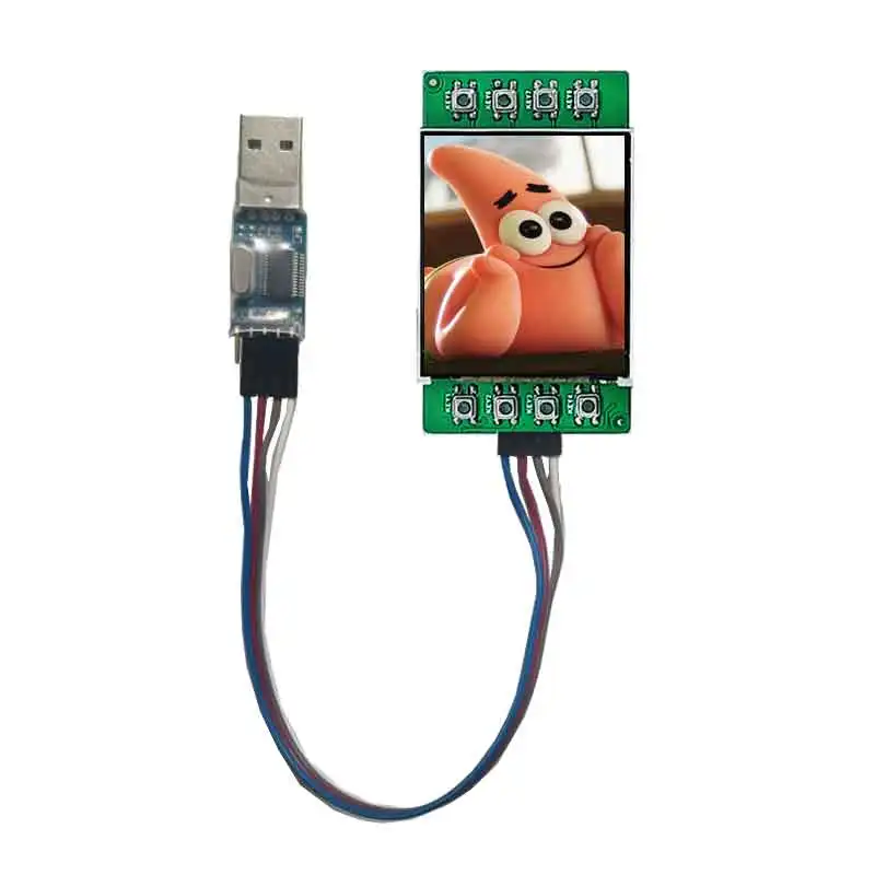 Raspberry Pi Pico 1 44 дюймовый ЖК-дисплей модуль UART ЖК-экран для SMT32/Arduino/RPI | Компьютеры и