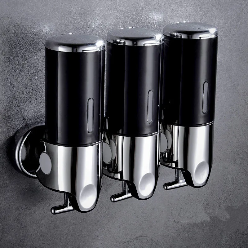 

Free Shipping 450ML/900ML/1350ML Capacity ABS Liquid Soap Dispenser Wall Mounted Bathroom Soap Dispenser Hotel Shampoo Bottles