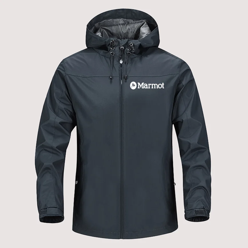 Куртка мужская зимняя ветрозащитная черно-белая на молнии водонепроницаемая |