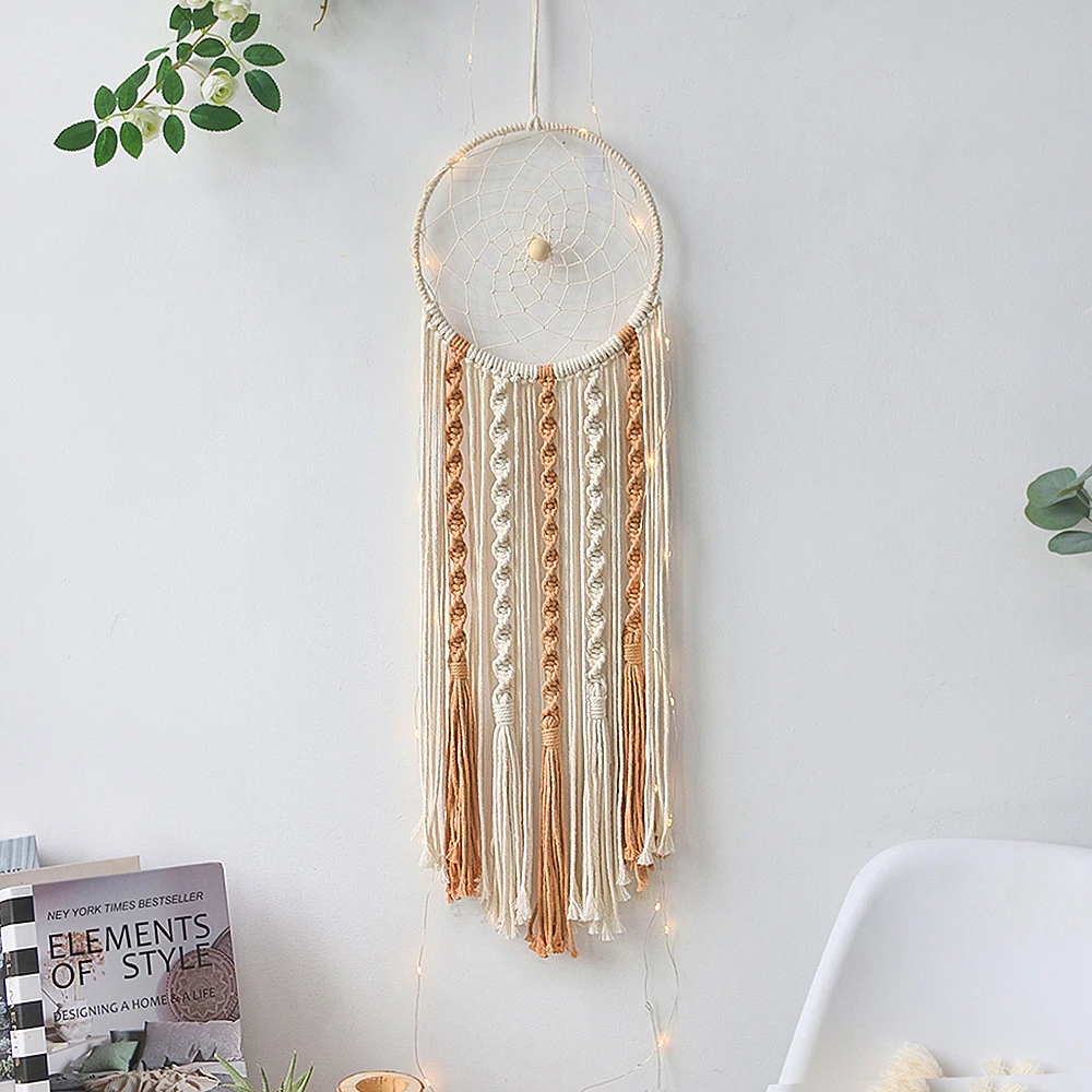 

Macrame Dream Catcher Large Boho Wall Hanging Decor Handmade Dreamcatcher Tassels Decoration Bedroom Dorm Nursery Gift